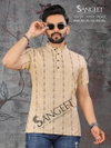 Sangeet Rayon Dobby Vol 2 Half Sleeves Short Mens Kurta Suppliers In India